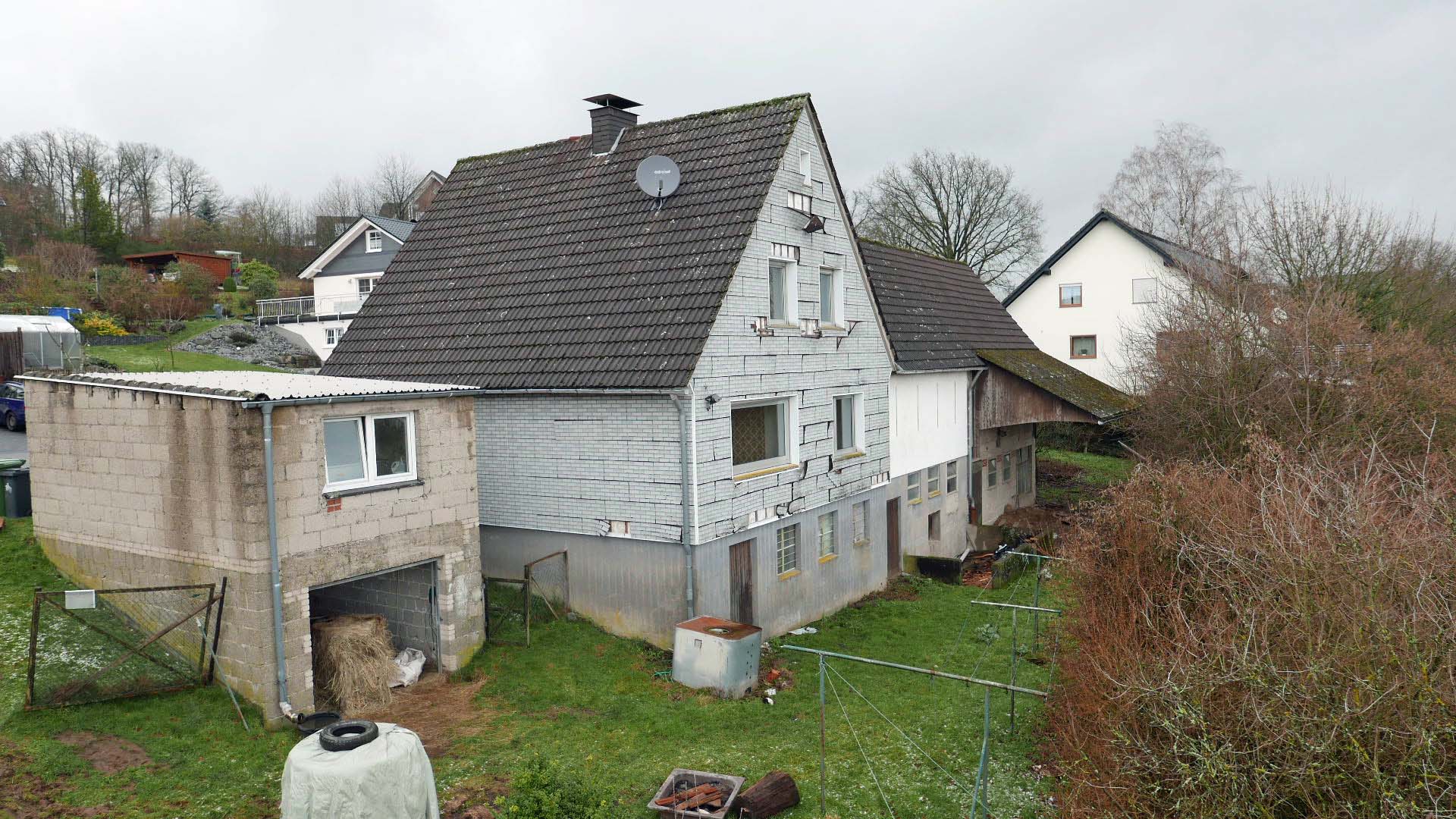 Referenzobjekt, Restbauernhof in Höhenlage von Morsbach OT Wallerhausen