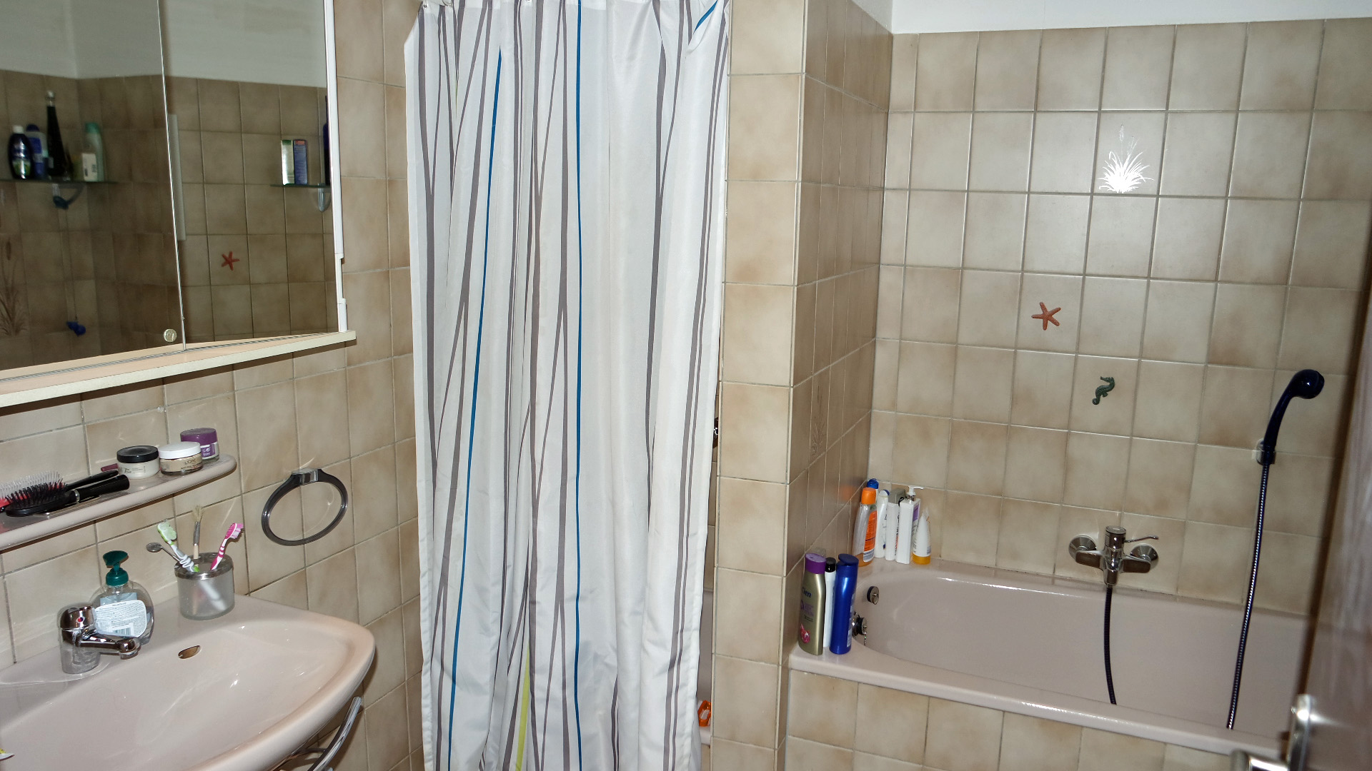 Schön und ruhig in Friesenhagen gelegen: Reihenhaus mit Appartement und Garage, Bad mit Dusche und Wanne im Dachgeschoss