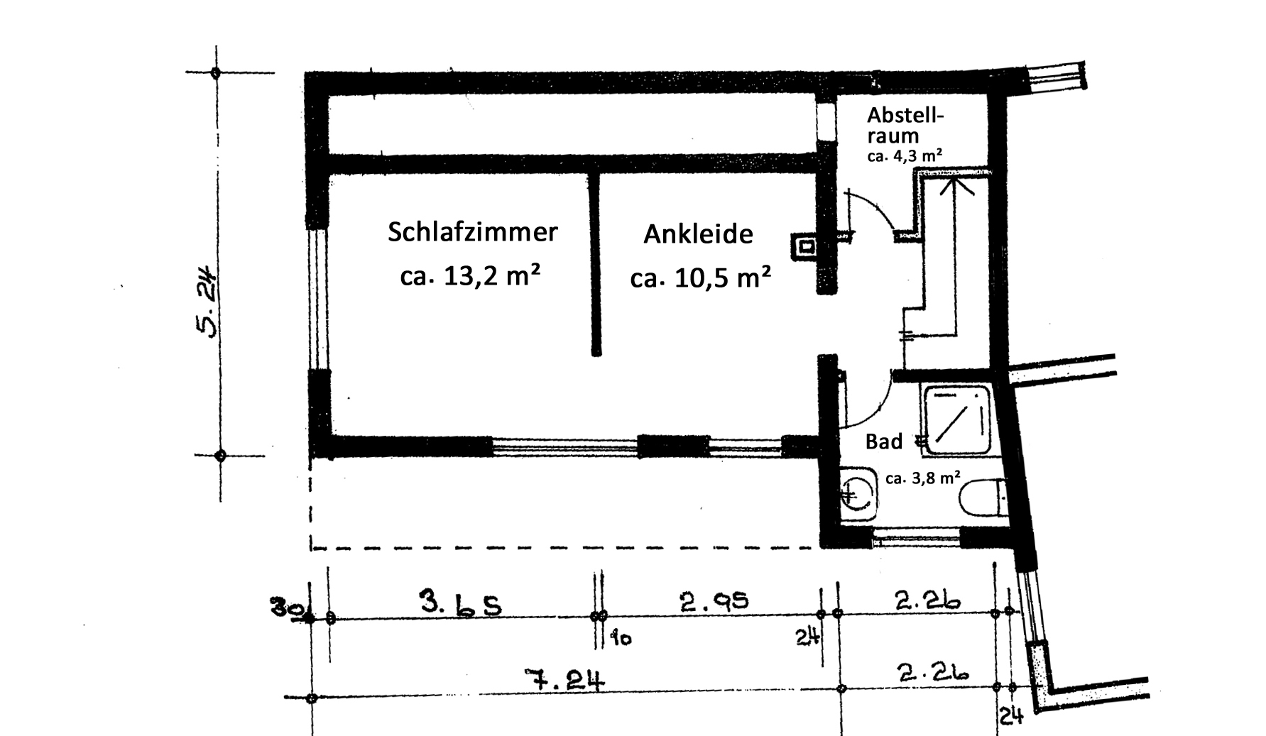 Morsbach: Kleines, preiswertes Wohnhaus mit herrlichem Blick, Grundriss - Untergeschoss