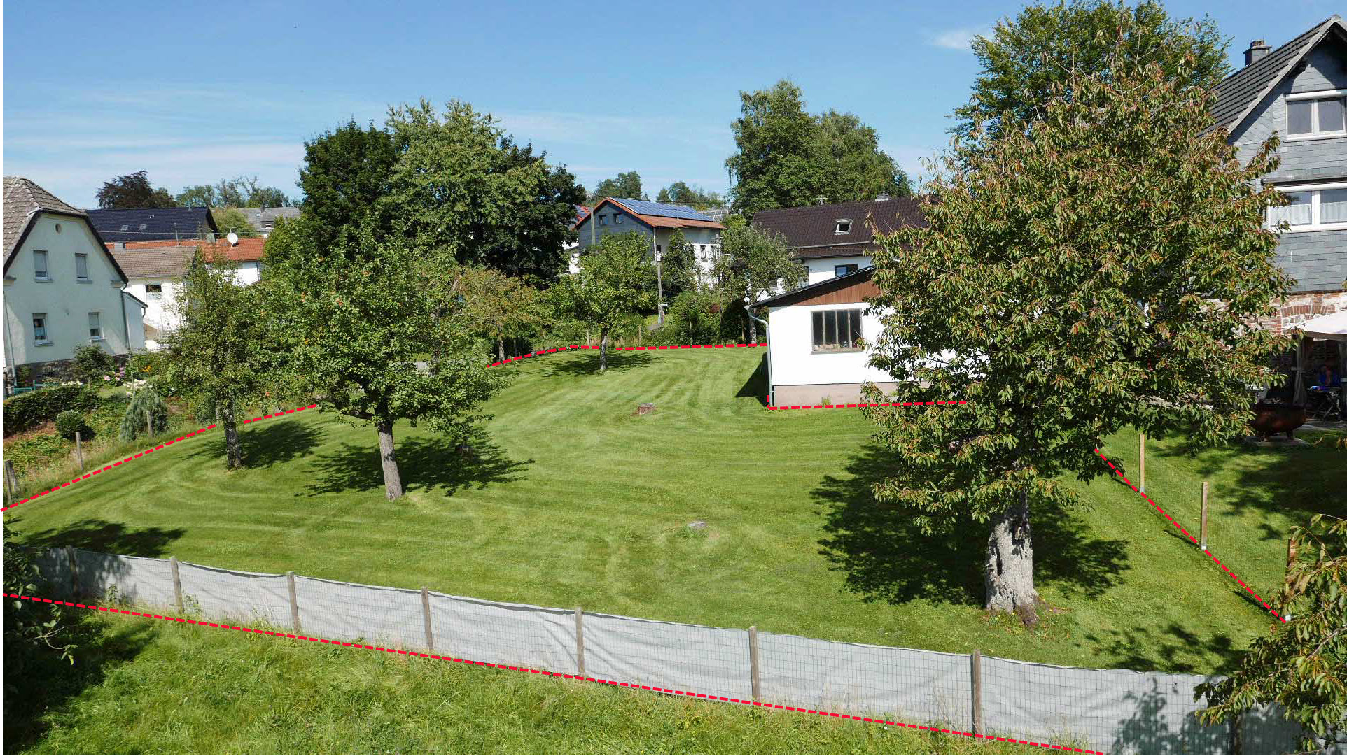 Morsbach-Steimelhagen: Eckgrundstück in guter, ruhiger Wohnlage