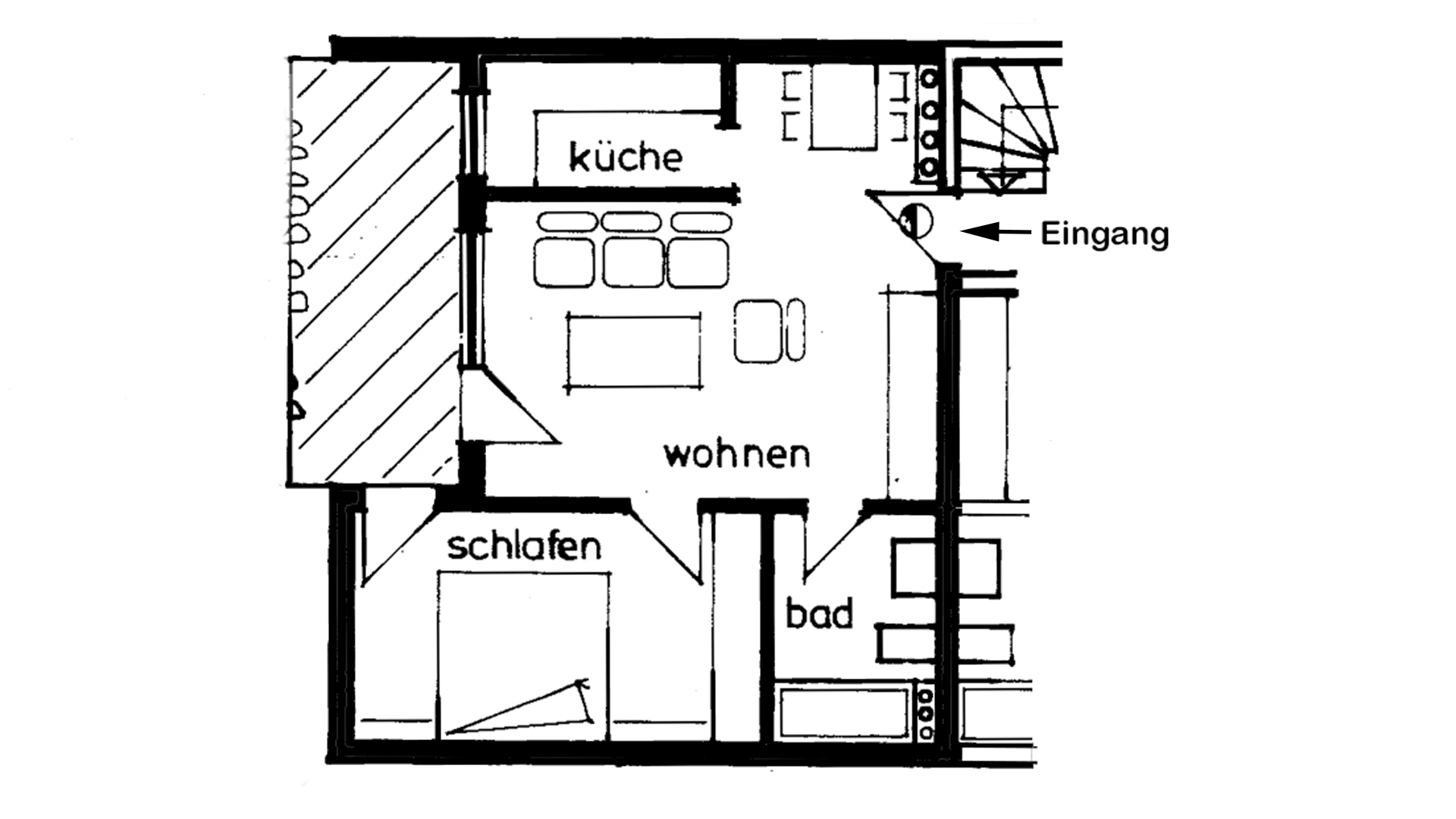 Reichshof-Wildbergerhütte: Eigentumswohnung mit großem Balkon, Grundriss