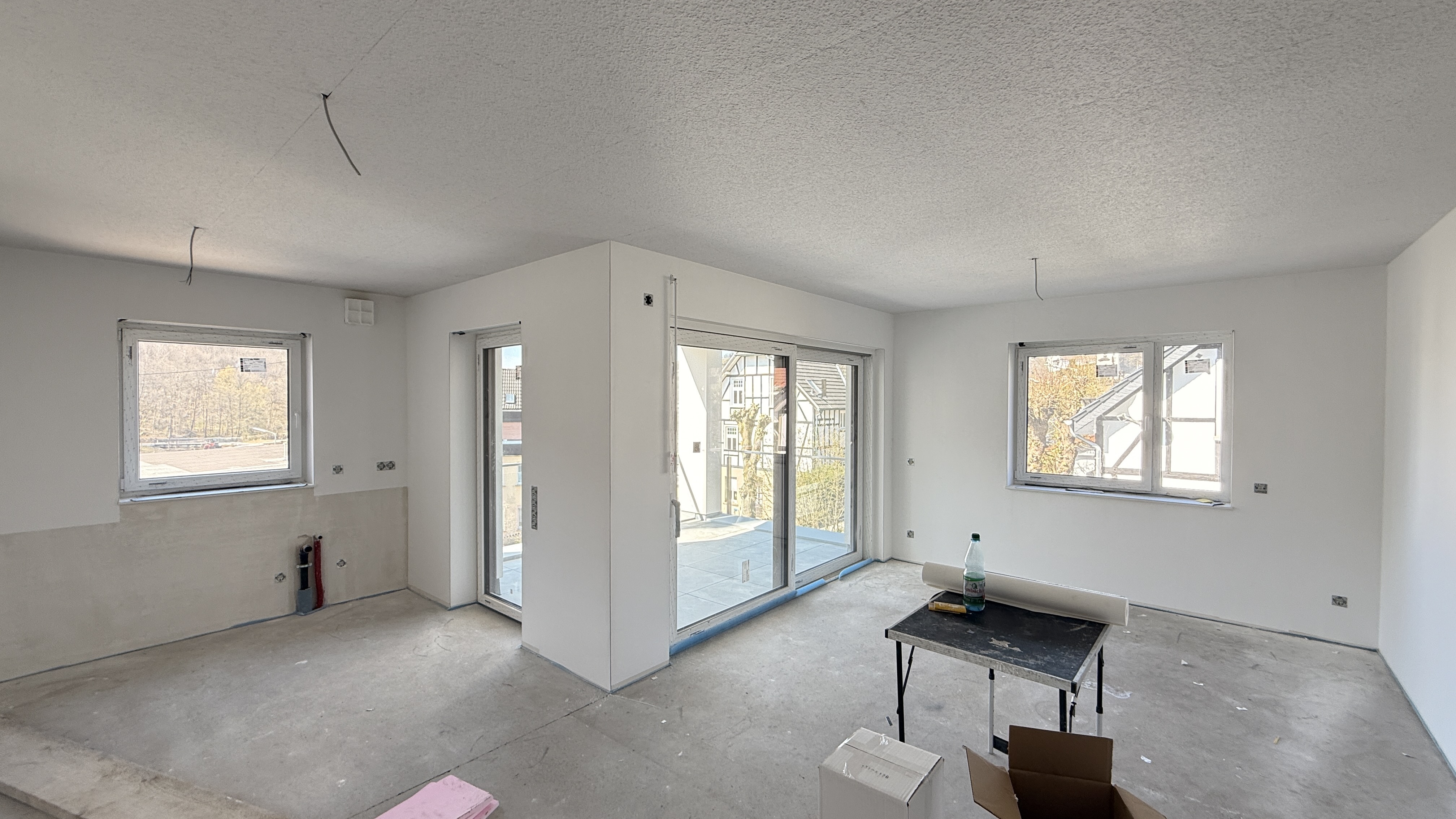 Morsbach: Exklusive Wohnungen (68 m² und 82 m²) neu und barrierefrei , Innenarbeiten sind weit fortgeschritten
