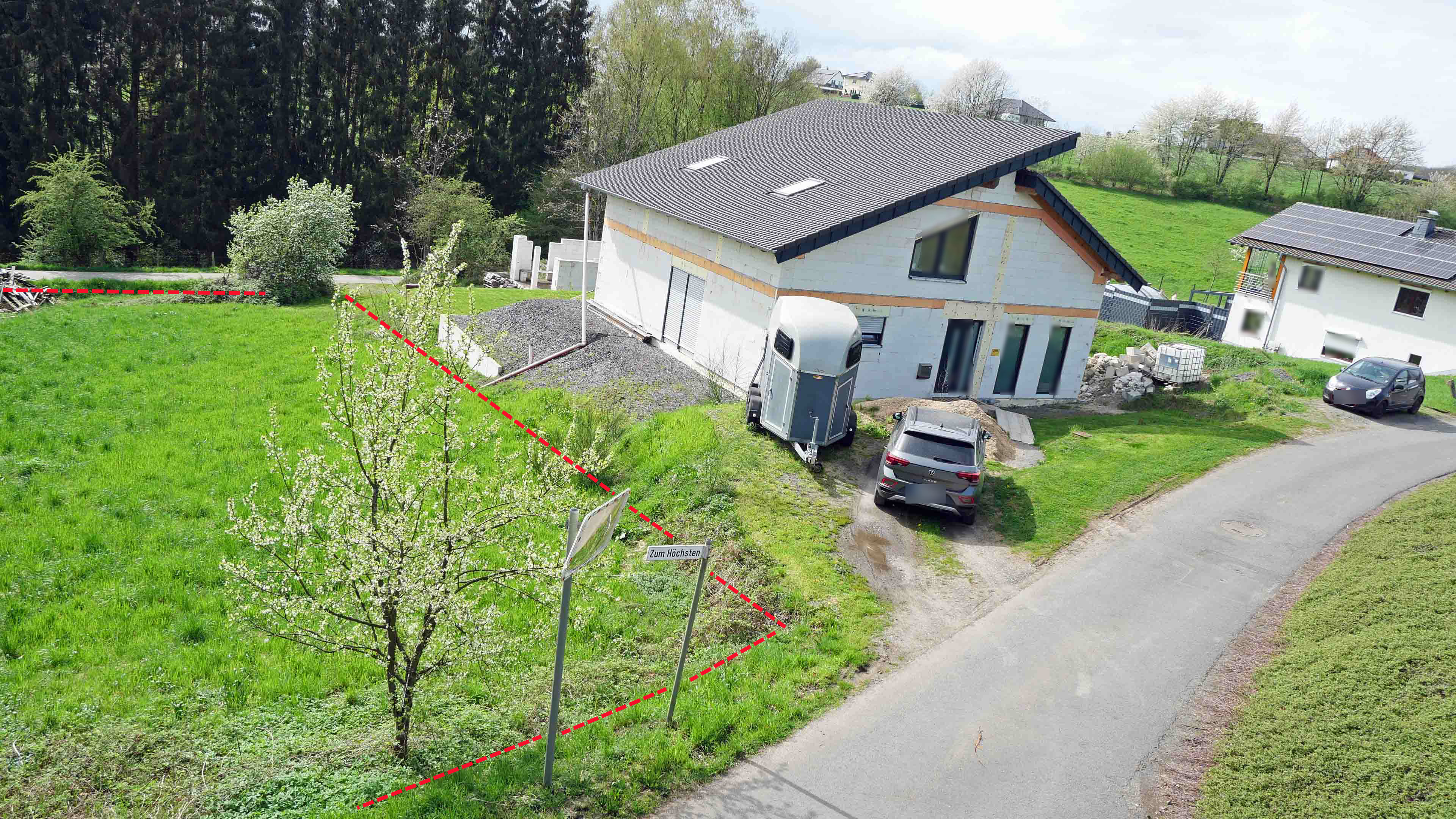 Windeck-Kohlberg: 936 m² Baugrundstück in ruhiger Ortsrandlage, Zum Höchsten mit Blick zum Ortsrand
