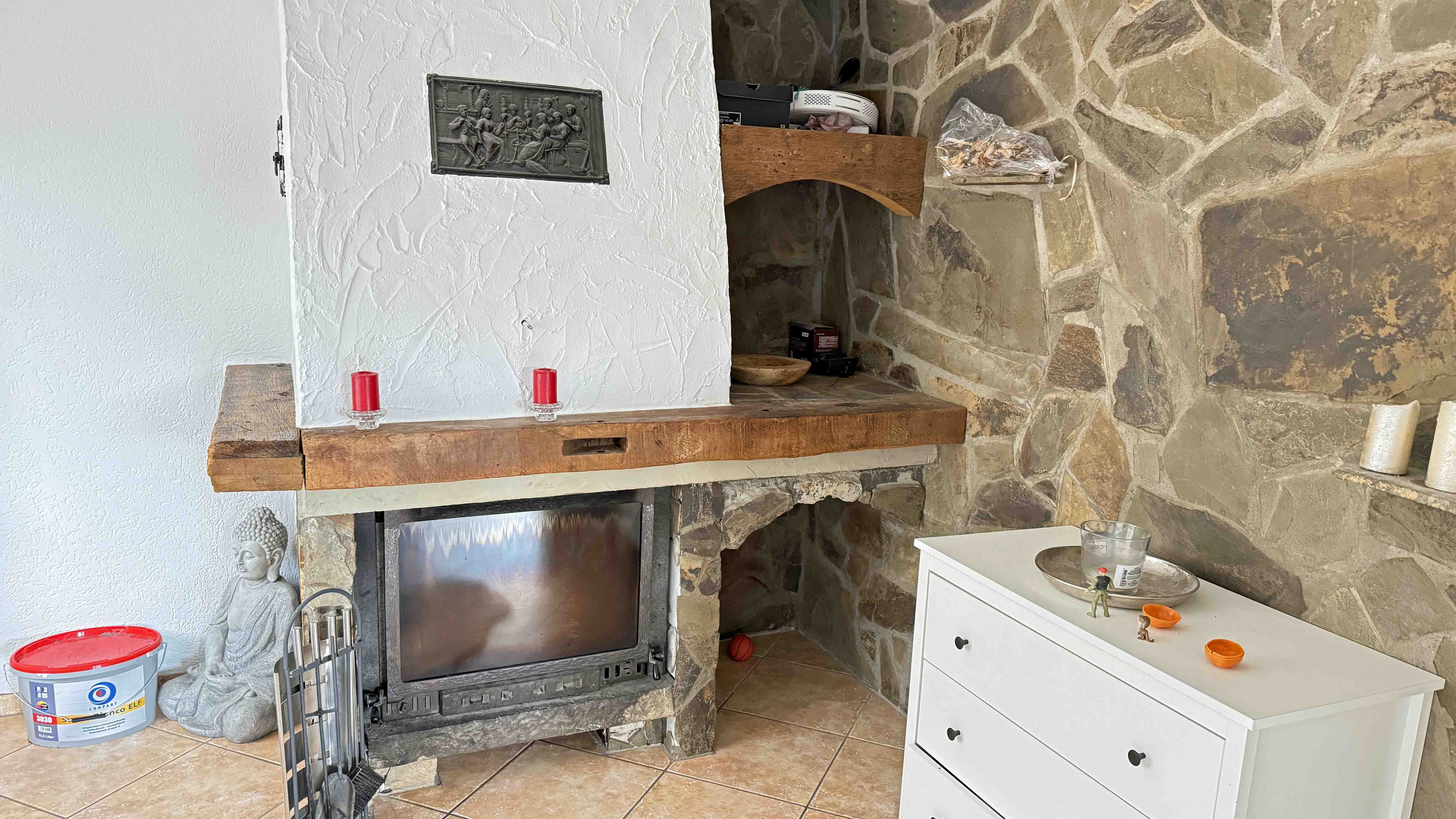 Morsbach-Alzen: 3-Familienhaus - herrlich am Ortsrand gelegen, ...Kaminzimmer (9 m²)
