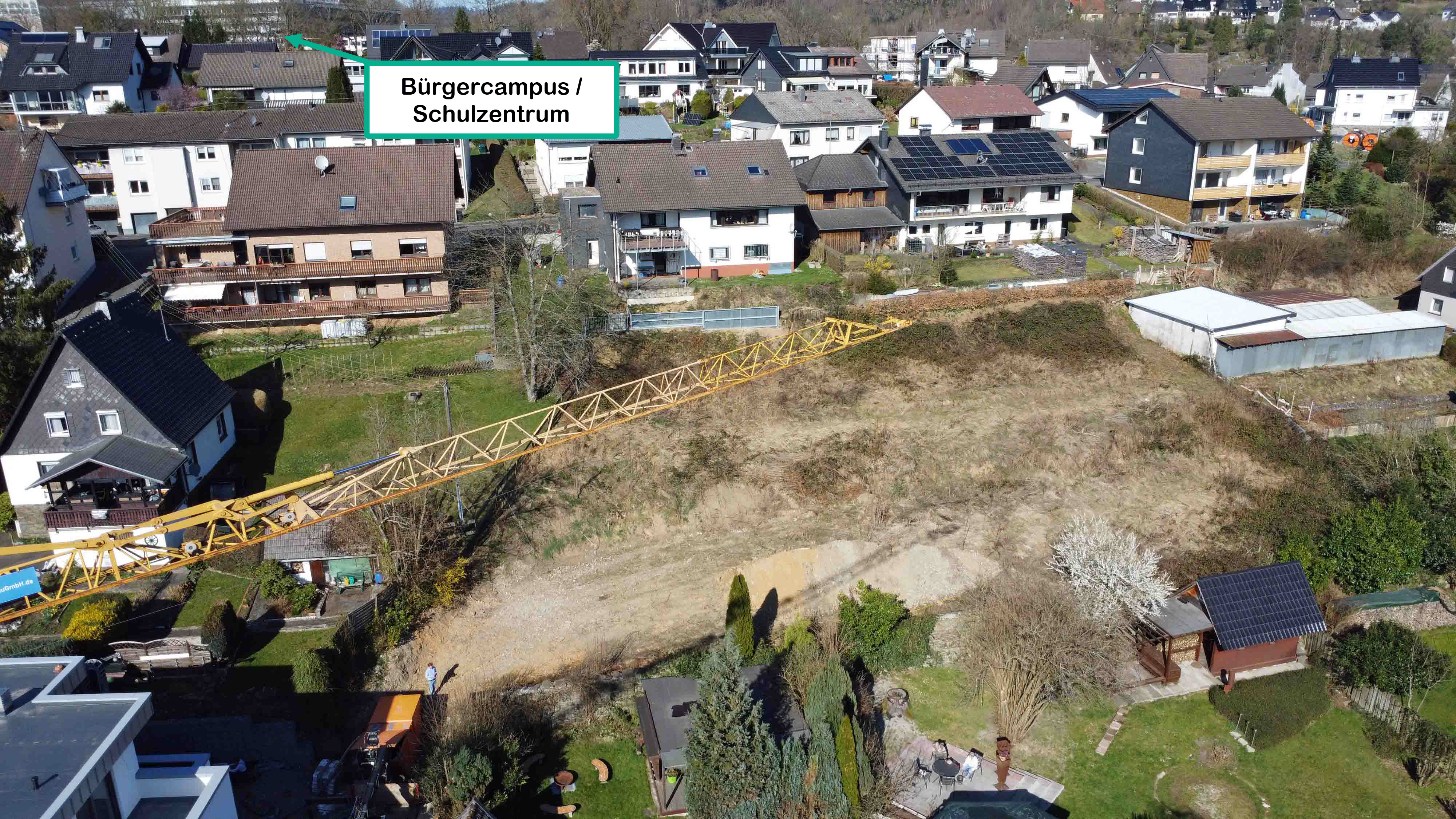 Morsbach: 1.553 m² großes Baugrundstück in bester Wohnlage, Kindergarten und Schulzentrum sowie...